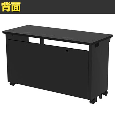 eデスク オフィスデスク ベーシックデスク 豊富なサイズ 天板:メラミン化粧板 幅1200×奥行500×高さ700mm [4]