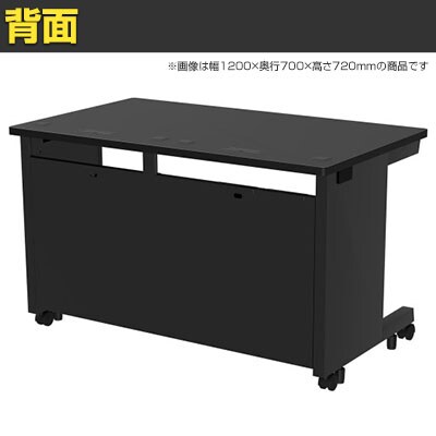 eデスク オフィスデスク ベーシックデスク 豊富なサイズ 天板:メラミン化粧板 幅1150×奥行650×高さ720mm [4]