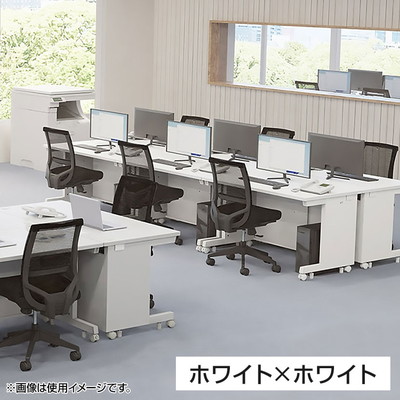 eデスク オフィスデスク ベーシックデスク 豊富なサイズ 天板:メラミン化粧板 幅950×奥行700×高さ720mm [3]