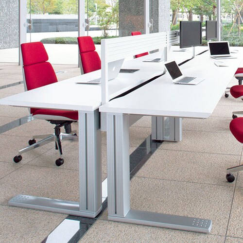 XL-167J | XF DESK TYPE-L XFデスク タイプL 増連型 平机 中間用 幅1650×奥行700×高さ720mm プラス(PLUS) [3]