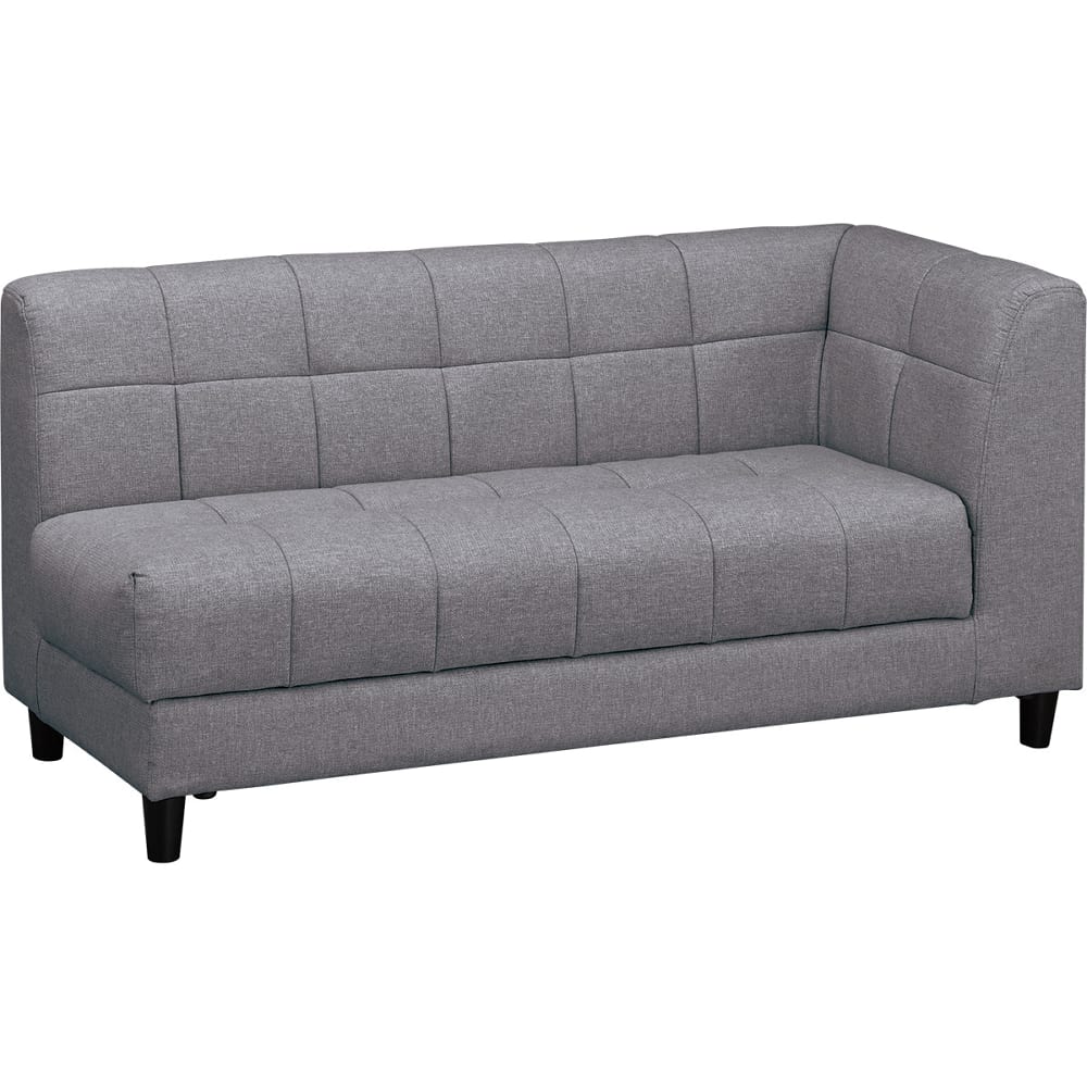 布張り収納付き左肘カウチソファ(ボックス AQ-MGY) <N> [3]