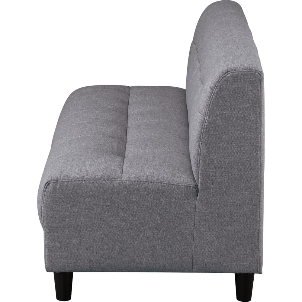 傷・汚れに強いファブリック2人掛けソファ(ボックス NSF-MGY) <N> [4]