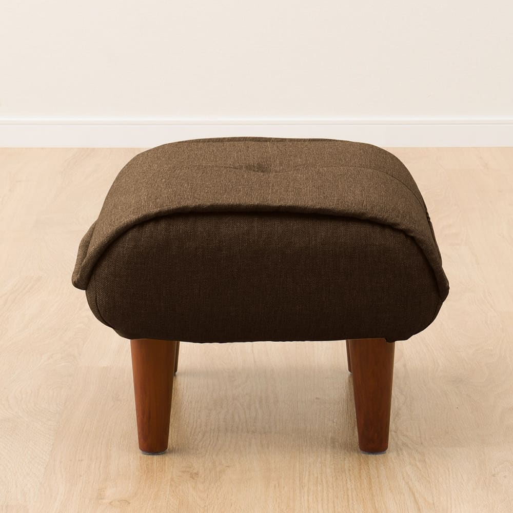 ★【送料無料】　【ネット限定品】　オットマンにもなるカジュアルスツール (ブラウン)　<N> [5]
