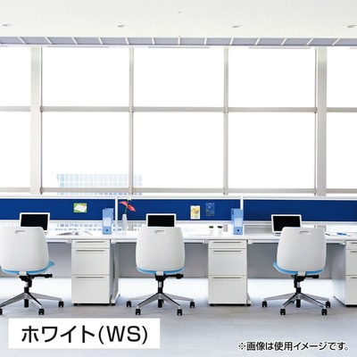 プラス US-1 US116D-3 デスク オフィスデスク ワークデスク 片袖机 幅1100×奥行600×高さ720mm L字脚 D-3段袖 ワンアクションロック 幕板付き 内筒交換錠 配線収納機能 ラッチ機構 [3]