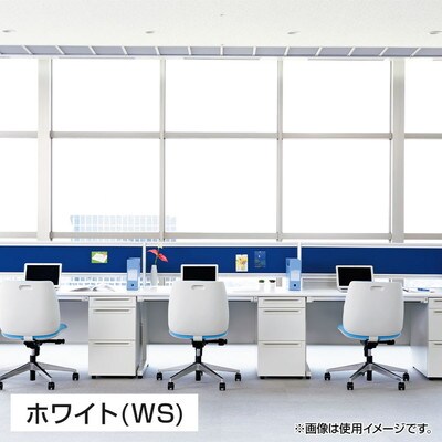 プラス US-1 US126A-3 デスク オフィスデスク ワークデスク 片袖机 幅1200×奥行600×高さ720mm L字脚 A-3段袖 ワンアクションロック 幕板付き 内筒交換錠 配線収納機能 ラッチ機構 [3]