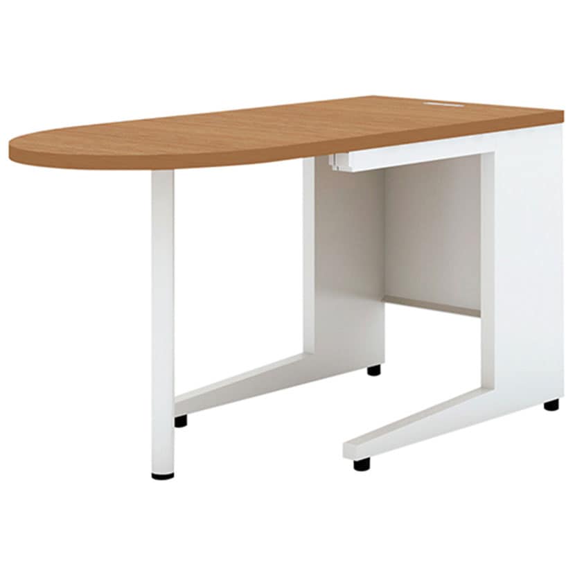 [オプション]US-0714-6U | USシリーズ専用 U型机 奥行600mm用 幅700×奥行1400×高さ720mm プラス(PLUS) [4]