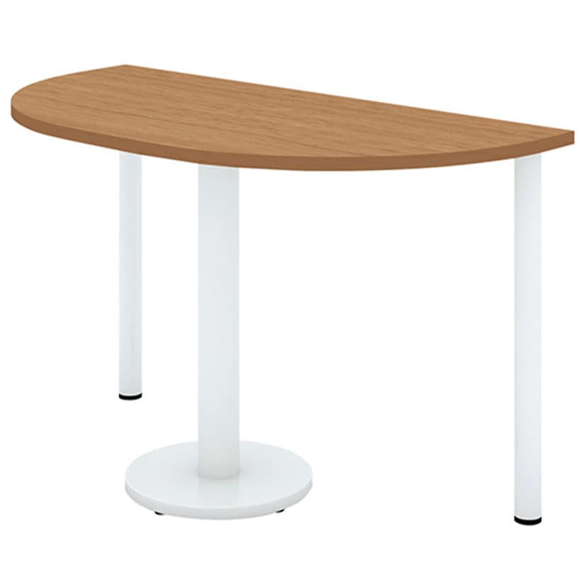 [オプション]UR-126W-E | US-W専用 エンドテーブル 奥行600mm用 本体ホワイト 幅1200×奥行600×高さ720mm プラス(PLUS) [5]