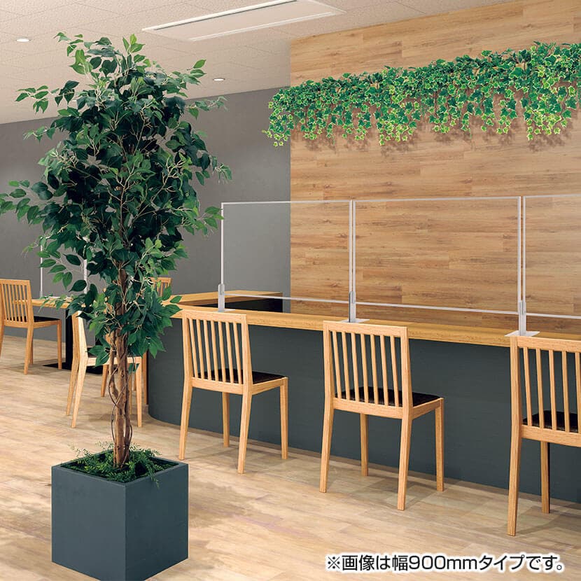 飛沫防止 卓上パーテーション 窓付きタイプ 飛沫防止パーティション 飛沫ガードパネル 感染対策 感染予防 スニーズガード 飛沫防止パネル 幅600×奥行200×高さ700mmmm [5]