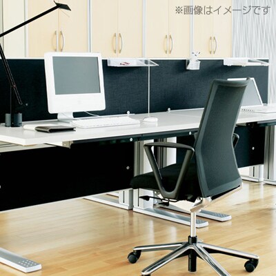 [オプション]XP-069DFP | XF DESK TYPE-L XFデスク タイプL デスクフロントパネル(PET再生クロス) ファンクションビーム用 シルバーフレーム 幅600×高さ960mm プラス(PLUS) [5]