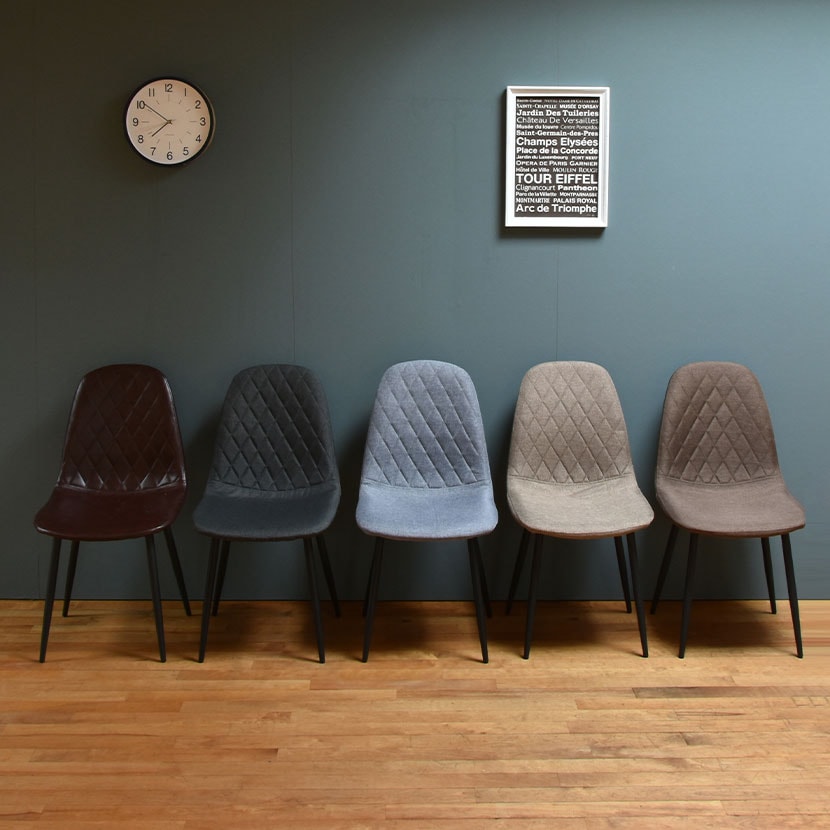 ダイヤステッチチェアー ミーティングチェア 幅440×奥行540×高さ840mm(座面高さ420mm) [4]