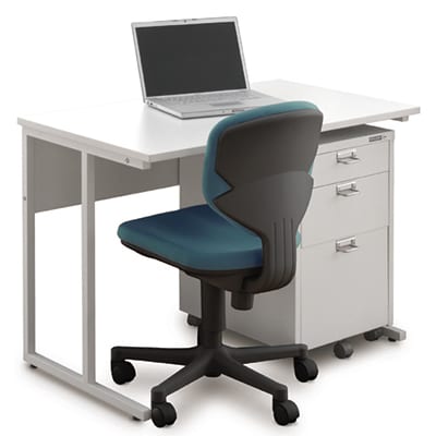 Bit-EX|ビットエックス オフィスチェア コンパクト 事務椅子 肘無 【グリーン・ブルー・グレー・PVグレー】/BIT-EX43L0 [3]