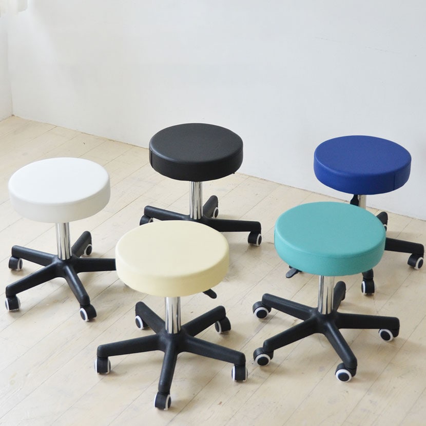 ガス圧昇降スツール 幅475×奥行475×高さ430～550mm [3]