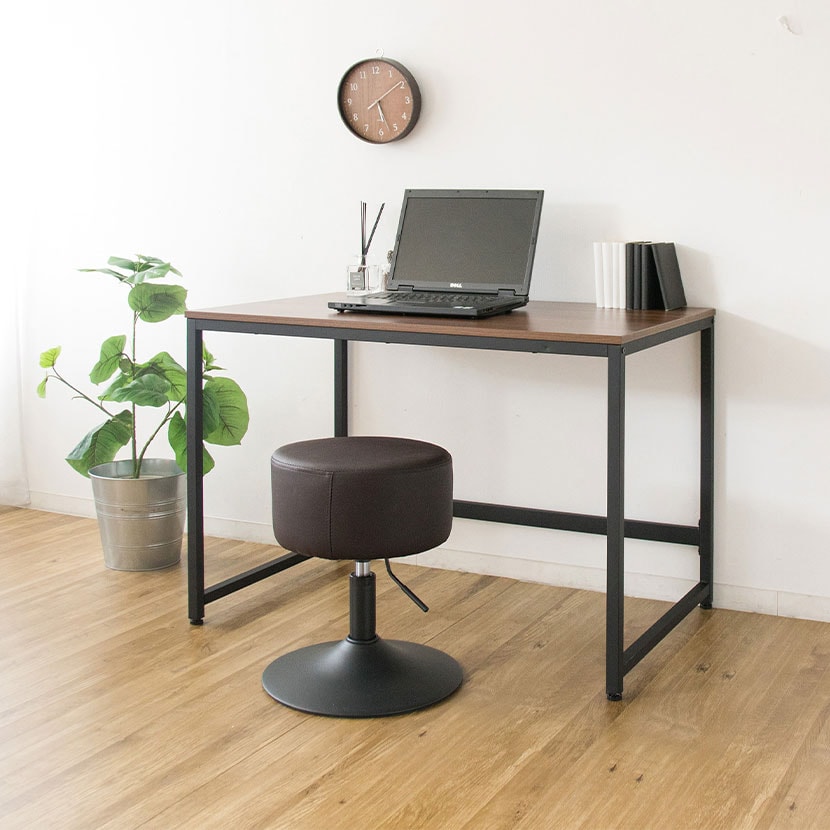 昇降スツール Posta(ポスタ) 360度回転座面 PUレザー ウレタン座面 幅385×奥行385×高さ450～530mm [4]