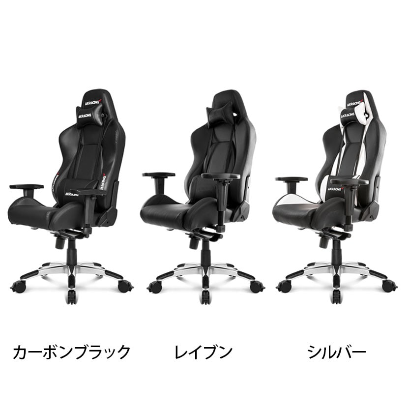 AKRacing(エーケーレーシング) Premium Low Edition ゲーミングチェア 4Dアジャスタブルアームレスト ヘッドレスト ランバーサポート オフィスチェア [2]