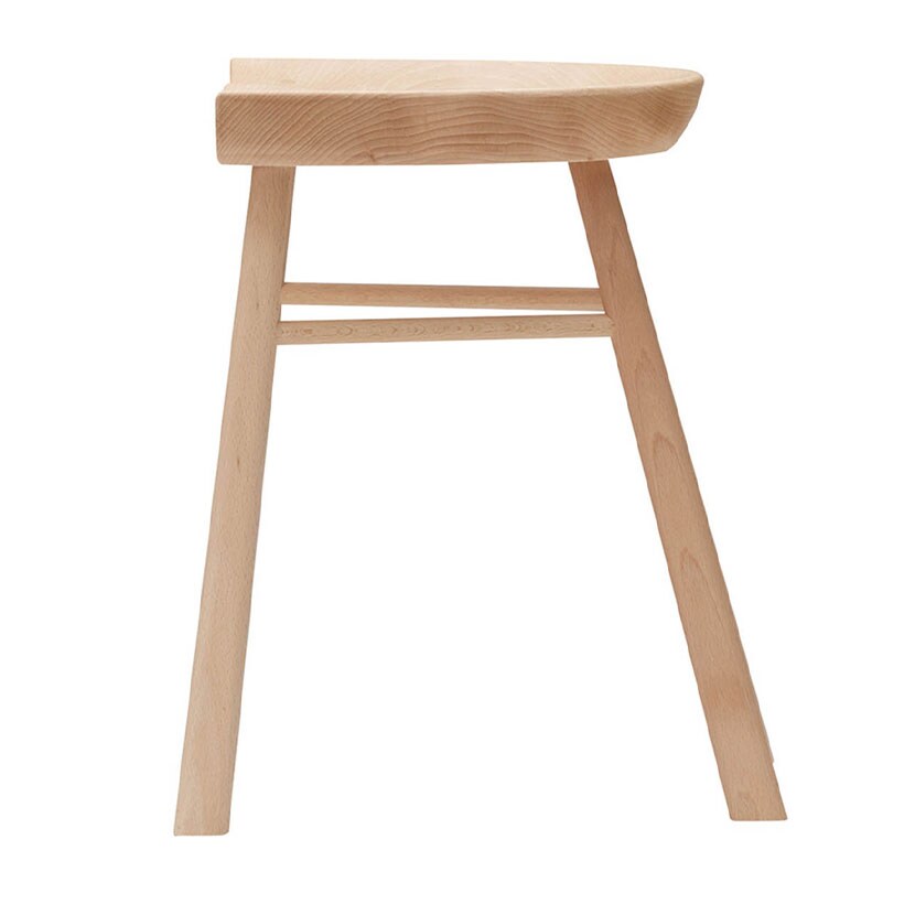 Coccole シリーズ スツール ビーチ無垢材 C224B [3]