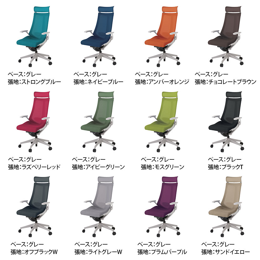 ITOKI(イトーキ)オフィスチェア 事務椅子 アクトチェア プレーンメッシュ エクストラハイバック ランバーサポートあり 固定肘 KG-455JVE [2]