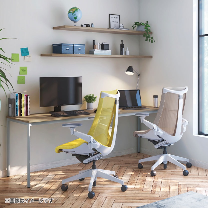 ITOKI(イトーキ)オフィスチェア 事務椅子 アクトチェア プレーンメッシュ エクストラハイバック ランバーサポートなし 固定肘 KG-475JVE [5]