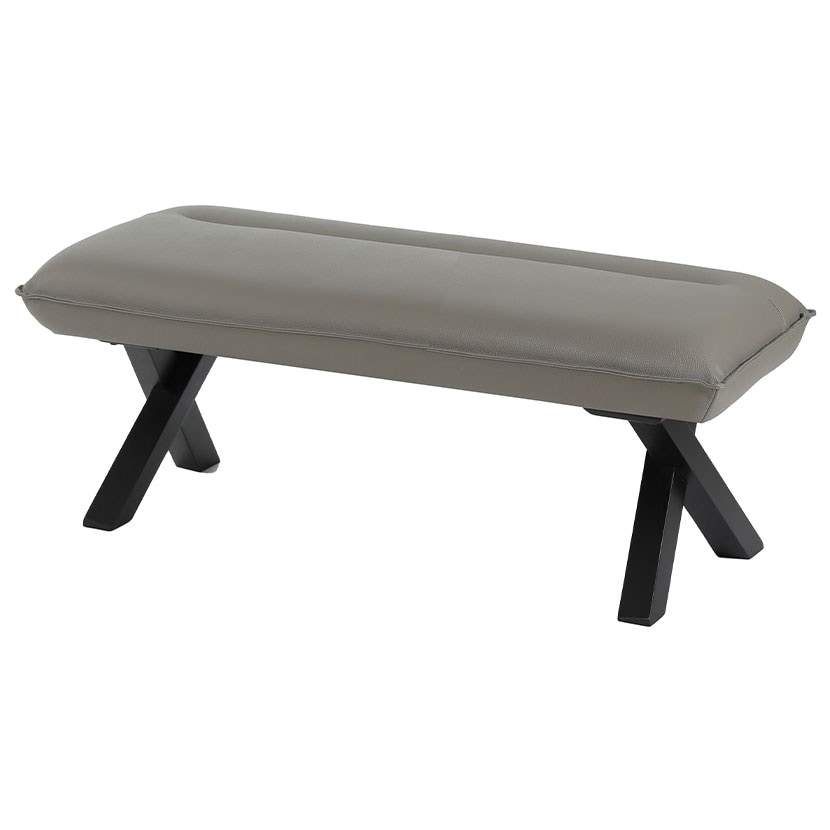 リビングダイニングベンチ ダイニングベンチ PVCレザー オシャレ モダン 幅1100×奥行440×高さ420mm [5]