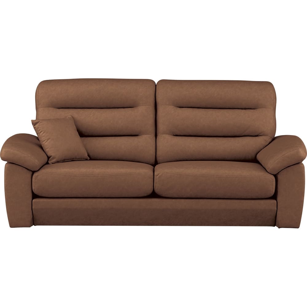 3人用ソファ（クッション１個付）(NポケットA12 H-LO KN-BR) <N> [2]