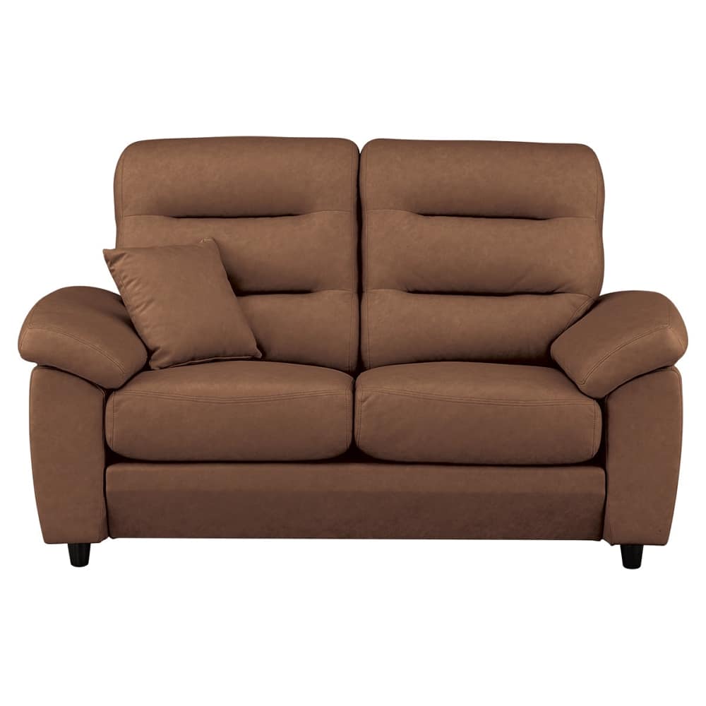 2人用ソファ（クッション１個付）(NポケットA12 H-HI KN-BR) <N> [2]