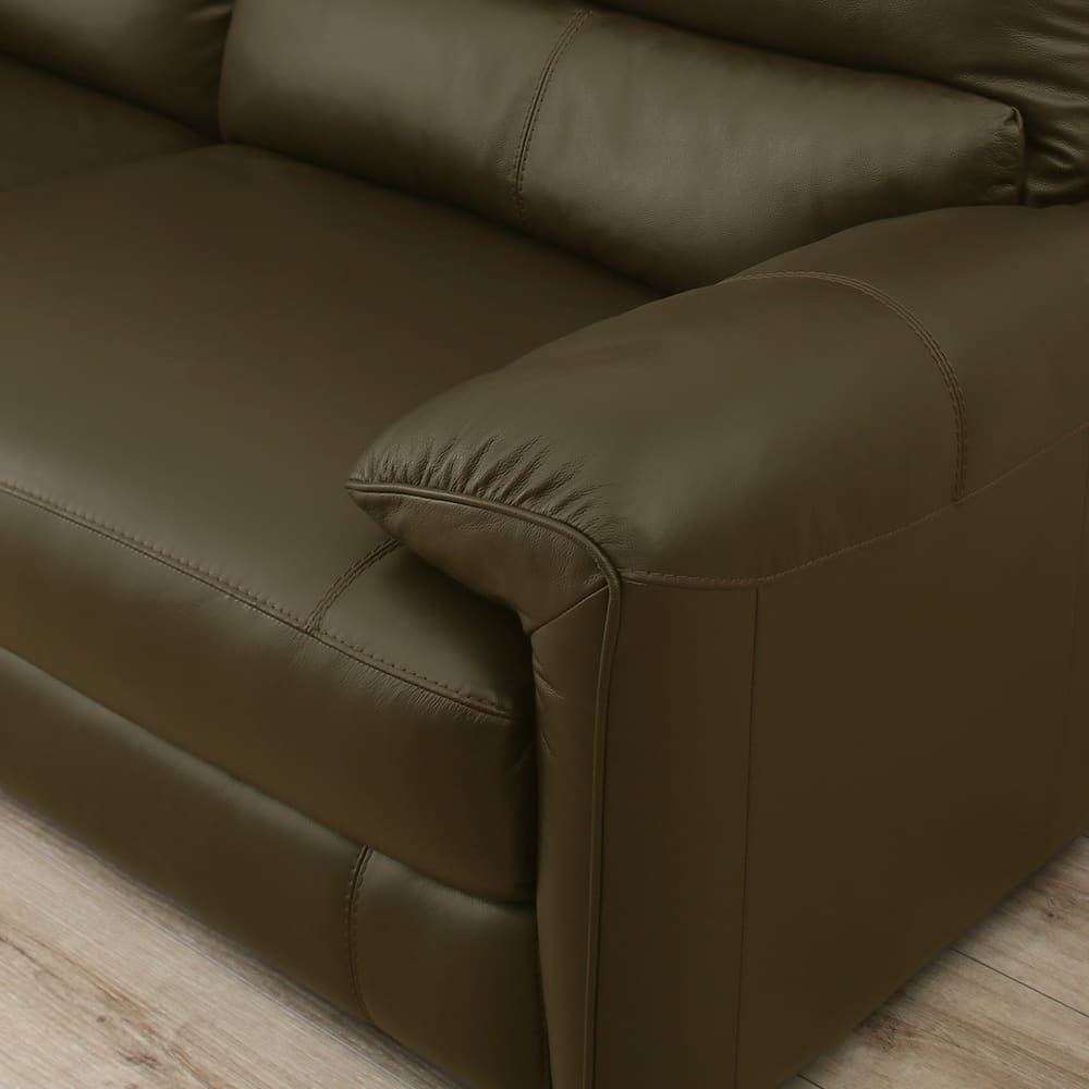 3人掛け両電動リクライニングソファ(ジャファー スタンダードタイプ NB GR) <N> [5]