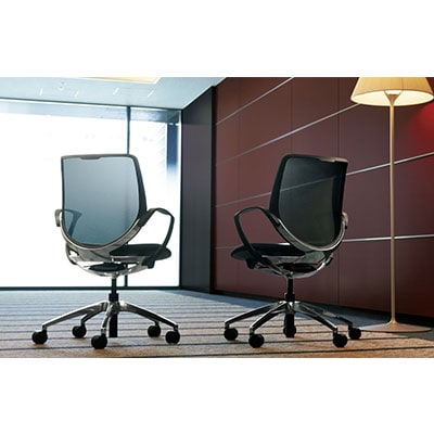 313-4039RPS | ジロフレックス 313シリーズ 肘なし 幅672×奥行640mm プラス(PLUS) [3]