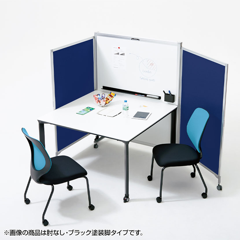 ミーティングチェア ジロフレックス 353 会議椅子 4本脚キャスタータイプ 肘なし クロムメッキ giroflex 353 プラス(PLUS) MC-3533006CMS [4]