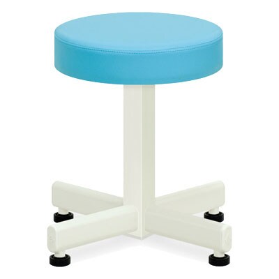 ◇サイズ選択有◇高田ベッド 病院 診察 施術椅子 丸イス オーバルチェアー(アジャスター付き)/TB-557-02 [4]