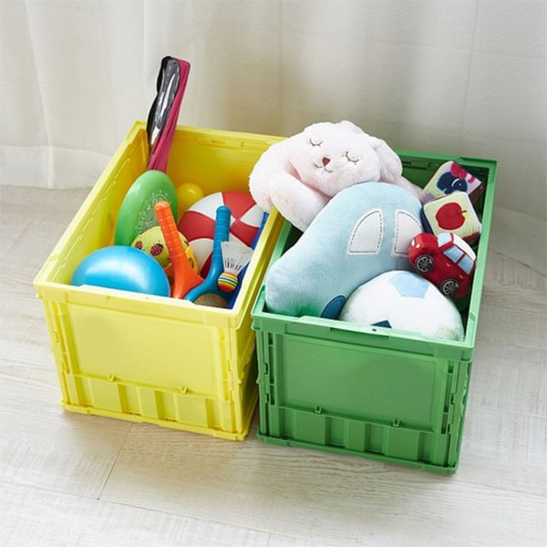 TR-O50B | 薄型折りたたみコンテナ オリコン 箱 50L 収納ボックス コンテナボックス トラスコ中山 (TRUSCO) [3]