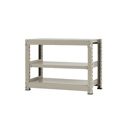 【本体】スチールラック 中量 300kg-単体 3段/幅900×奥行750×高さ700mm/KT-KRM-097507-S3 [3]
