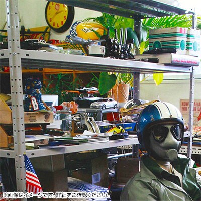 【本体】スチールラック 収納棚 軽中量 150kg 4段 幅1200×奥行450×高さ1800mm/KT-2-18 [2]