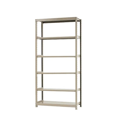 【本体】スチールラック 軽中量 150kg/段 単体 幅1200×奥行300×高さ2400mm-6段 [5]