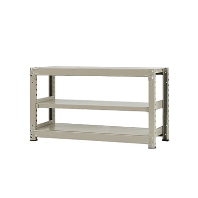 【本体】スチールラック 中量 500kg-単体 3段/幅1200×奥行750×高さ700mm/KT-KRL-127507-S3 [3]