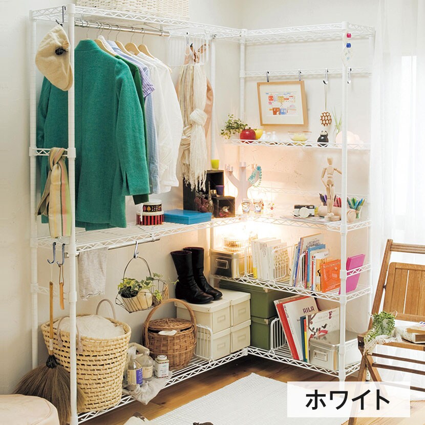 エレクター(ERECTA) ワイヤーシェルフ クローム 幅600×奥行450mm B1824C1 [4]