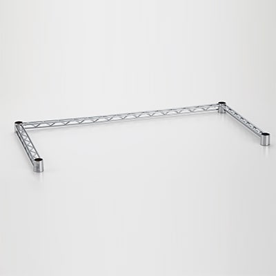 エレクター(ERECTA) 三方クロスバー クローム 幅1200×奥行450mm B1848TWC [3]
