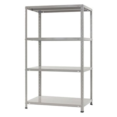 【本体】スチールラック 収納棚 軽中量 150kg 4段 幅875×奥行600×高さ1500mm/KT-5-15 [5]