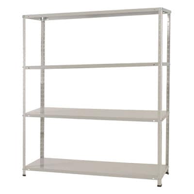 【本体】スチールラック 収納棚 軽中量 150kg 4段 幅1500×奥行450×高さ1800mm/KT-3-18 [5]