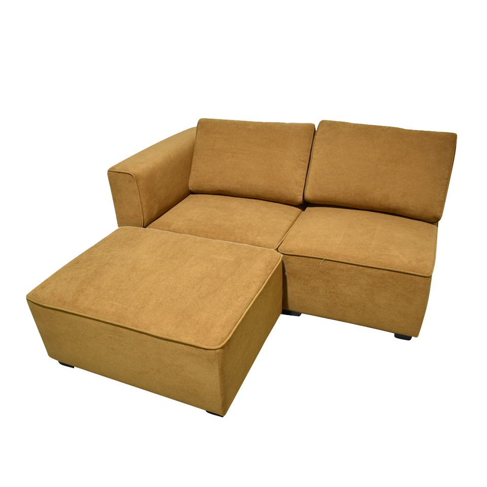 カウチソファS-8508【送料無料】キャメル [3]