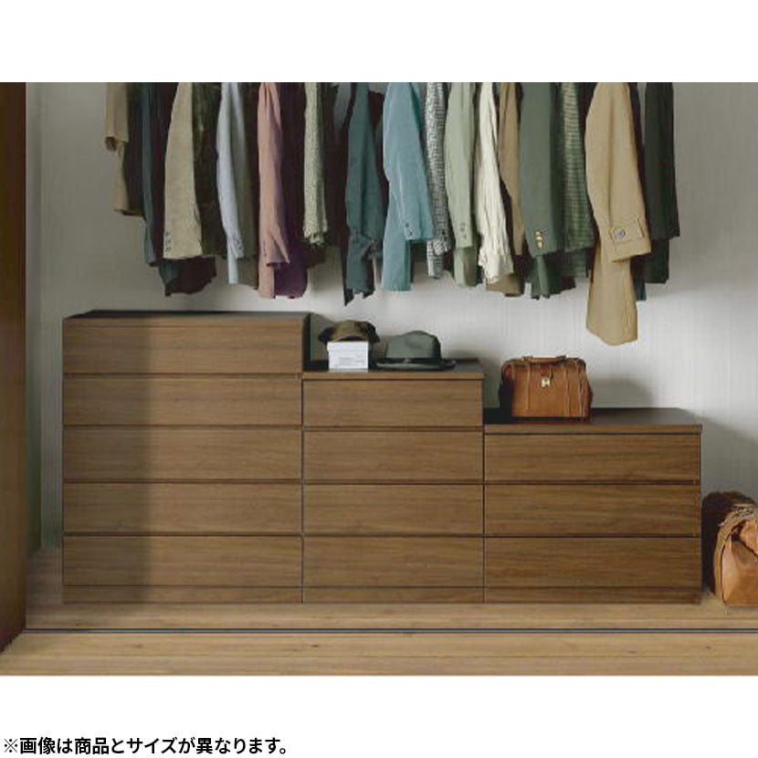 4段チェスト クローゼット収納 衣類収納 整理タンス 押入れ収納 桐材 シンプル 国産 日本製 幅484×奥行550×高さ751mm [3]