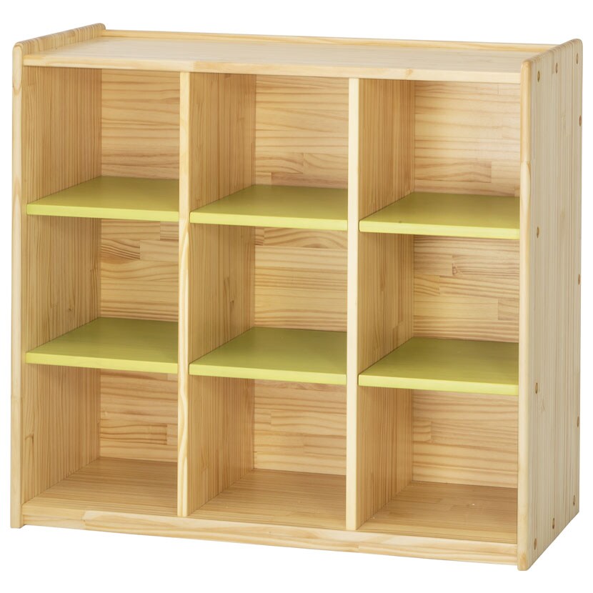 パインウッド3段ラック 緑棚 幅980×奥行450×高さ900mm コマイ(Comai) [3]