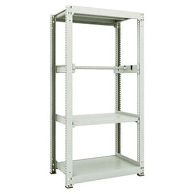 【本体】 TRUSCO M3型中量棚 幅900×奥行571×高さ1800mm パイプ1段 単体 116-4118 [2]