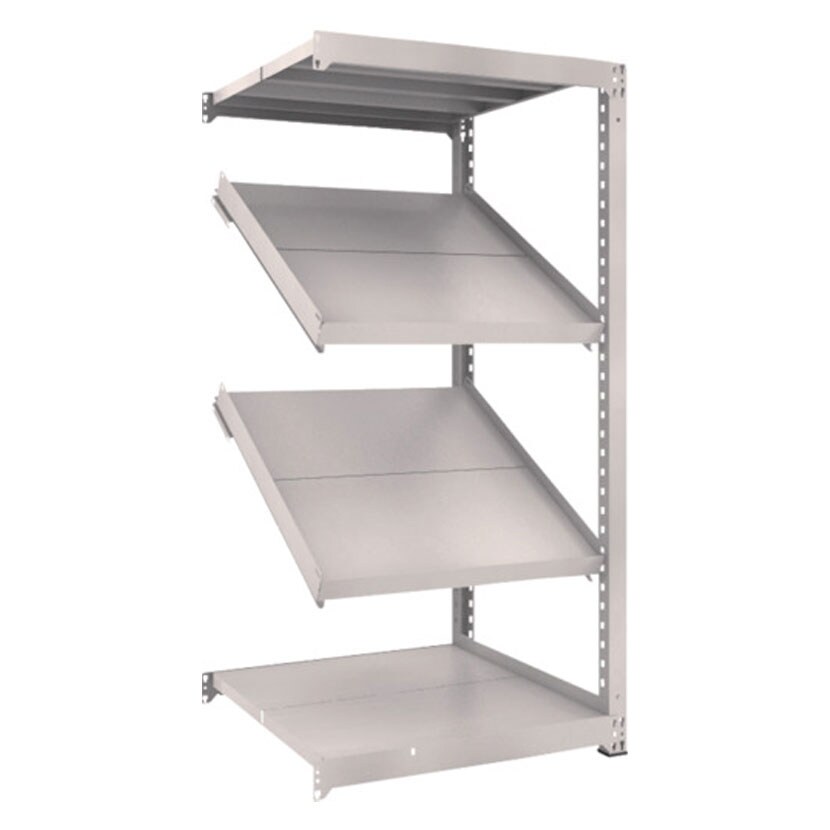 【追加/増設用】TRUSCO M3型中量棚 幅900×奥行921×高さ1800mm 4段 傾斜2段 連結 484-4190 [5]