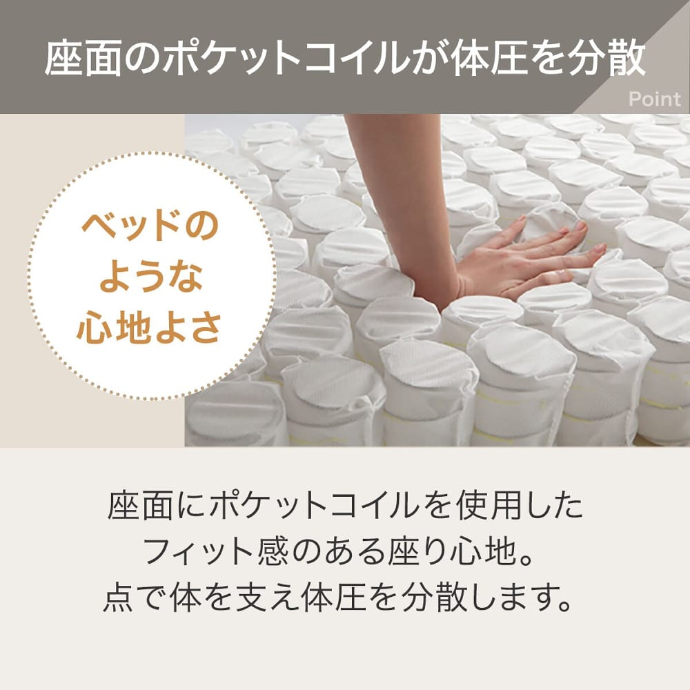 ３人用ソファ（クッション１個付）　３Ｐ　ＮＰ　ＢＳ１２　Ｓ−ＬＯ　ＮＳ　ＡＱ−ＬＧＹ　<N> [4]