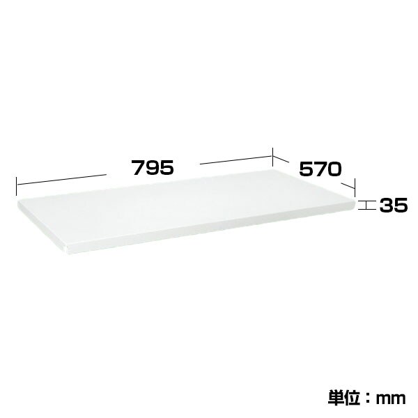 サカエ スチールラック用棚板 幅900×奥行615mm用 SKE-SLN90TAW [2]