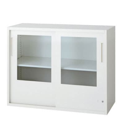 L6-A70G | L6 引違いガラス保管庫 幅900×奥行400×高さ720mm プラス(PLUS) [3]