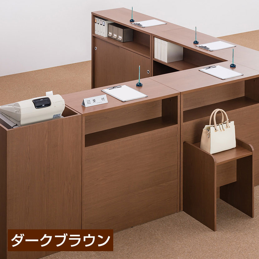 セルボ ハイカウンター 受付カウンター 接客 木製 幅900×奥行450×高さ1000mm [5]