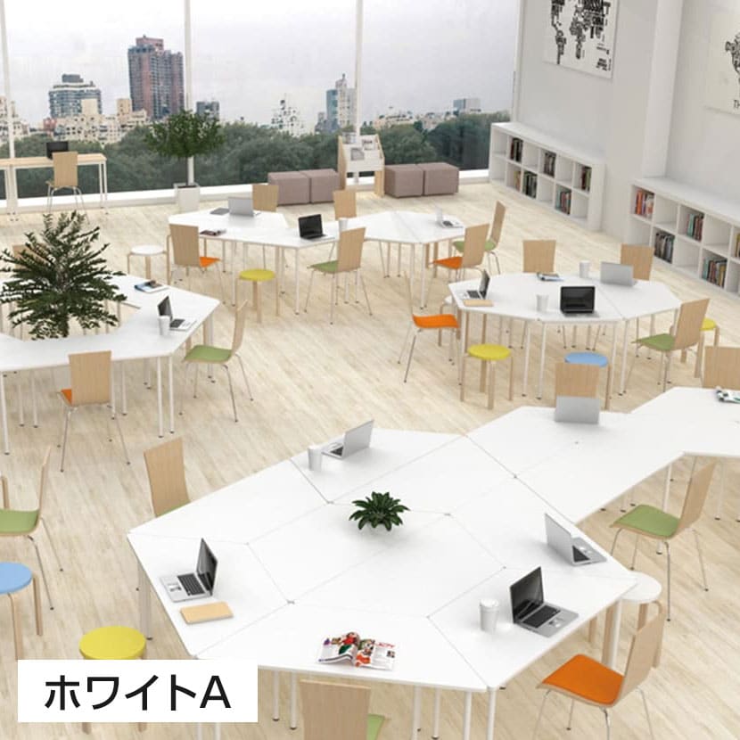 会議用テーブル 会議机 ラディーRFシンプルテーブル 幅1400×奥行700×高さ700mm RFSPT-1470 アールエフ [3]