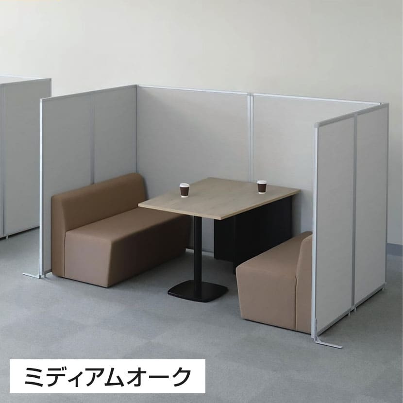 【抗菌加工】SOCIA ミーティングテーブル 抗ウィルスメラミン天板 スチール脚 幅1200×奥行900×高さ720mm ASO-DT1290B【SIAA】 [3]