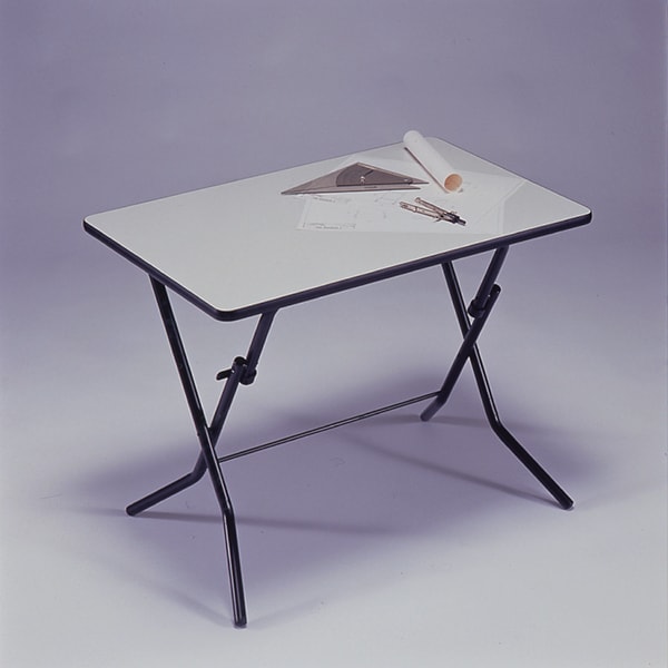 スタンドタッチテーブル ワイド 耐荷重80kg 折りたたみテーブル 完成品 日本製 耐薬品性・耐熱性 幅900×奥行600×高さ700mm [2]