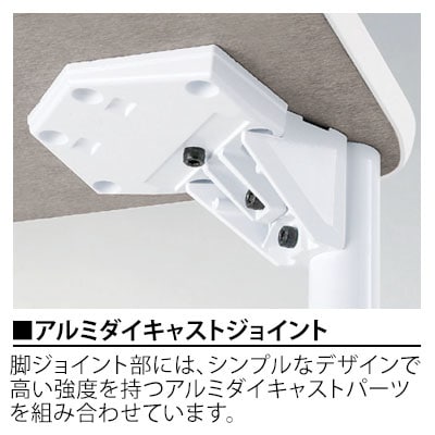 キャスター付きテーブル EDL 児童 塾 学校向け 抗菌天板 木製天板 半円型 シンプル 国産 幅1200×奥行600×高さ700mm [4]